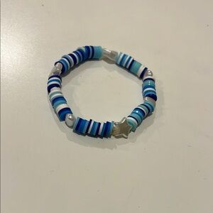 Colorful Beaded Bracelet with Star Charm